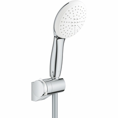 GROHE 27601003 Tempesta 110 Душевой набор 2 режима струи (круглый ручной душ, настенный держатель, шланг 1750 мм), 8.5 л/мин, хром фото