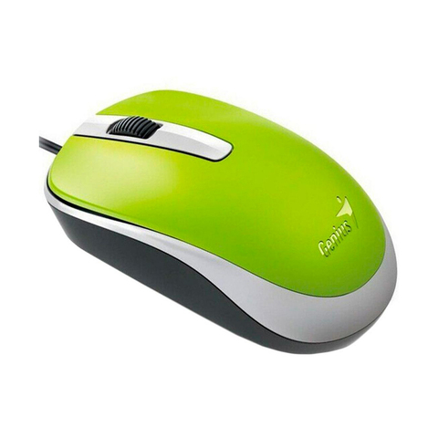 Мышь Genius  DX-120 Green Проводная, оптическая, 1000dpi,USB, длина кабеля 1,5м.,цвет зеленый, - купить в компании MAKtorg