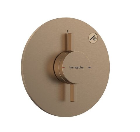 Hansgrohe 75618140 HG 75 618 140  DuoTurn S Смеситель для ванны, однорычажный, для 1 потребителя, скрытого монтажа, BBR