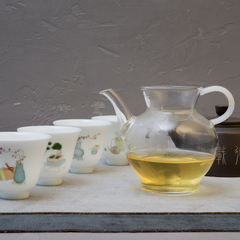 Ча Си, чайное полотно, серое