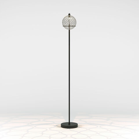 Торшер светодиодный Eurosvet Gemini 80492/1 черный