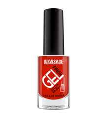 LuxVisage Лак для ногтей GEL finish тон  5 красная клубника  9мл