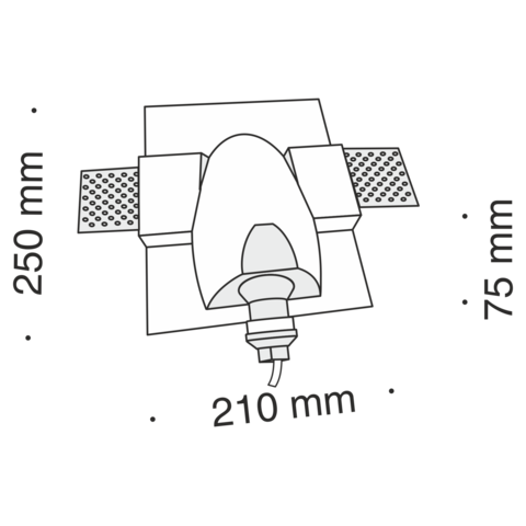 Бра Technical Gyps Modern DL011-1-01W