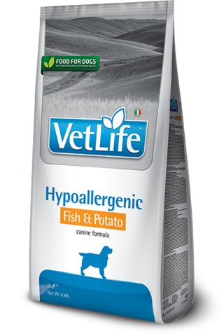 Farmina Vet Life Hypoallergenic при аллергии, собаки, сухой, рыба картофель (2 кг)