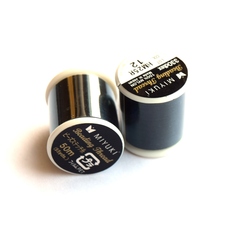 Черный. Black. Нитки для бисероплетения Miyuki.