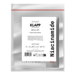 KLAPP Cosmetics Маска для лица | Niacinamide Sheet Masken