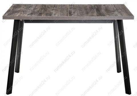 Стол деревянный кухонный, обеденный, для гостиной Цефей дуб рошелье / графит 75*75*77 Черный /Дуб рошелье