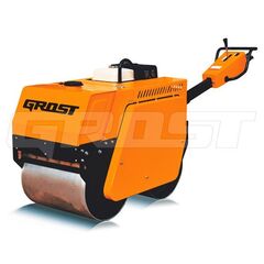 Виброкаток ручной GROST VR500S двухвальцовый - [595 кг / Honda GX390]