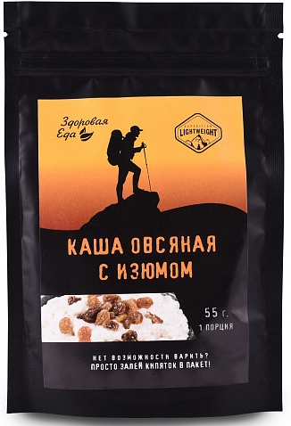 

КАША ОВСЯНАЯ С ИЗЮМОМ (55 г)