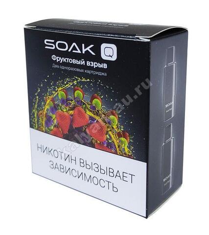 Картриджи SOAK Q 1500 затяжек - Фруктовый взрыв (Fruit Blast)