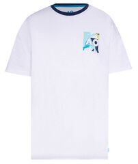 Теннисная футболка Australian Open T-Shirt Camouflage Pocket - white