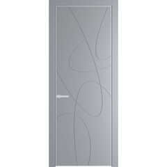 Межкомнатная дверь эмаль Profil Doors 6PE смоки глухая