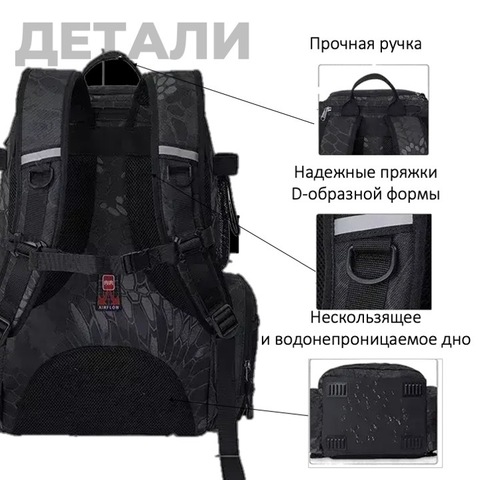 Картинка рюкзак рыболовный Nevo Rhino 9106-NW Camo black - 12