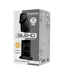 Черный фаллоимитатор SILEXD Model 2 - 19 см. - 