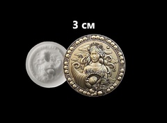 Силиконовый молд Знак зодиака Дева 3 см