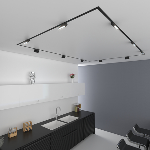 Магнитный трековый светильник Slim Magnetic HL01 6W 4200K (черный) 85009/01