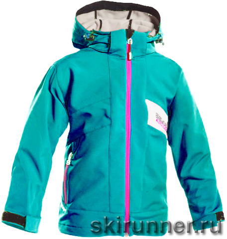 Куртка лыжная детская 8848 Altitude - Signy Softshell Blue 829075