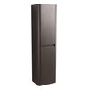 Cezares RELAX-1500-2A-SO-GM RELAX Шкаф подвесной с двумя распашными дверцами с доводчиками, с двумя полками, универсальный, Оружейная сталь, 400x300x1500, RELAX-1500-2A-SO-GM