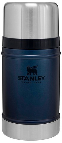 Картинка термос для еды Stanley classic food 0.7l Синий - 3