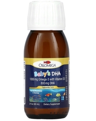 Oslomega, Рыбий жир для детей с витамином Д3, Baby’s DHA with Vitamin D3, Oslomega, 800 мг, 60 мл