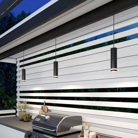 Уличный подвесной светодиодный светильник Elektrostandard DLR023 IP54 35084/H черный