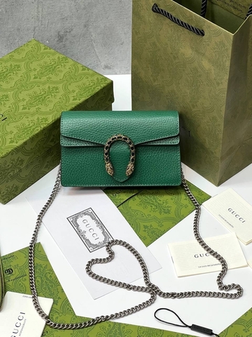 Сумка Gucci Dionysus GG Super Mini зеленый