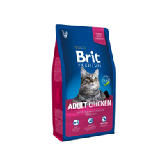 Сухой корм для кошек Brit Premium Cat 2кг Adult Chicken курица