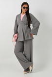 Костюм для беременных 18236 темно-серый