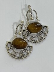 Симара (серьги из серебра)