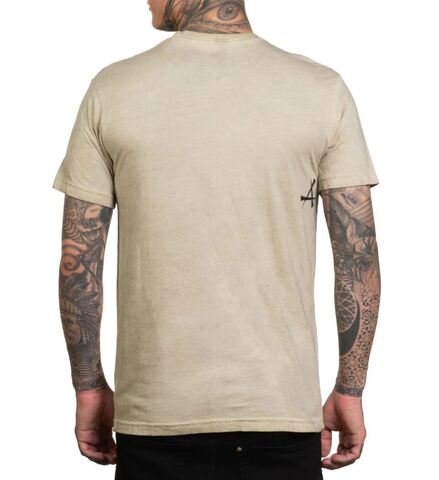 Affliction | Футболка мужская Silent Curse Tee A26977 сзади