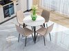 Стол Uni-Form-R.2B SBlack/White Matt Marble 727*800*800