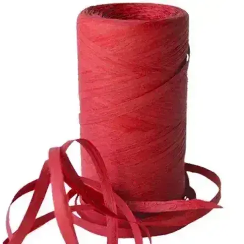 Шпагат бумажный для оформления подарков Alstad, 100 м, бумага, красный