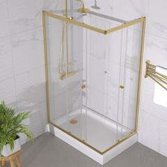 Душевое Ограждение 120*80 Triton Вента-Голд