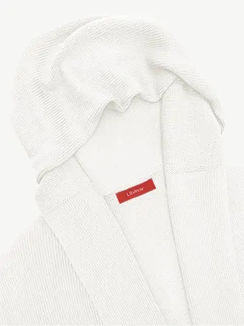 Кардиган с капюшоном из шелка