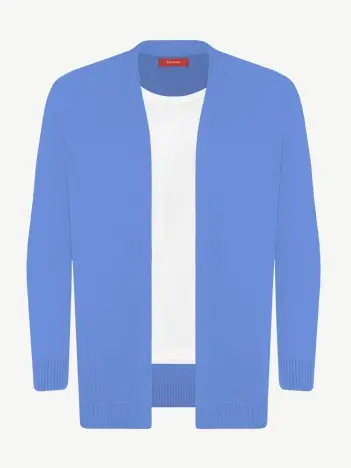 Кардиган с планкой из шелка