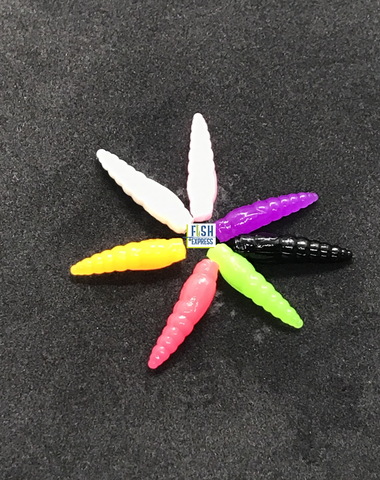 COOL PLACE ЛИЧИНКА(ЗИМА) FLOATING STRETCH цвет ФИОЛЕТОВЫЙ 28мм/12шт в банке