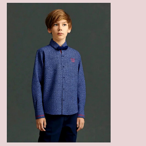 Рубашка мальчику (6-9) 251125-SD997