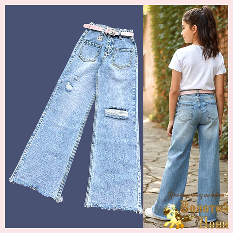 Джинсы девочке (9-14) 251128-SSD-1191