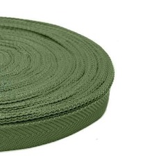 Тесьма окантовочная ёлочка, ш. 2,2 см, 7,5 гр/м, хаки