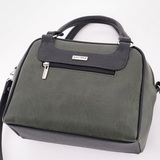 Сумка Саломея 269 македония оливковый + черный