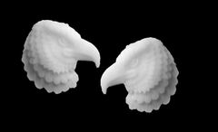 Силиконовый молд № 0335 Орлы 2шт зеркальные