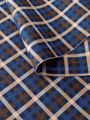 Ткань бязь плательная, рис. "Клетка", ширина 150 см, арт. 076