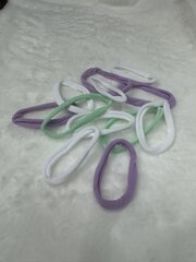 Повязка-резинка onesize для волос, эластичная, 4 цвета*3шт, набор 12 штук.