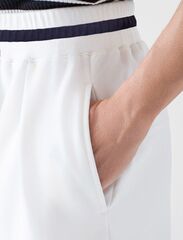 Укороченные широкие брюки из эластичного футера двухнитки  D44.141 (118193)