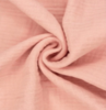 Ткань Муслин, 115 гр/м2, 100% хлопок, ш. 140 см, персиковый