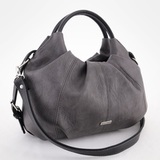 Сумка Саломея 357 македония серый + черный