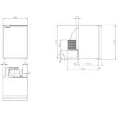 Компрессорный автохолодильник Indel B CRUISE 042/V (42 л, 12/24, встраиваемый)