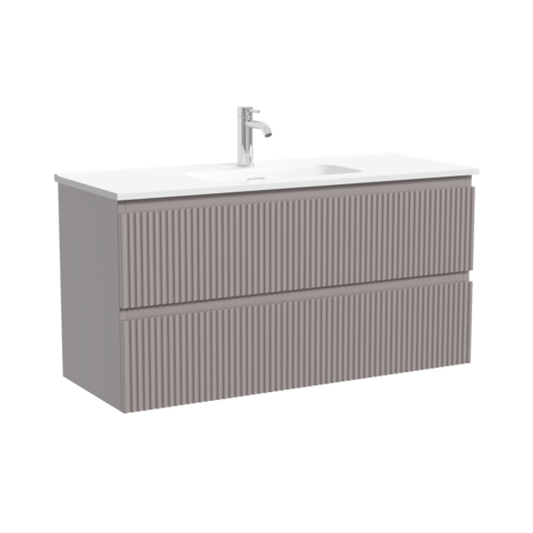 Sancos SNR100/39SM Тумба подвесная SANCOS Snob R 995х390х500, c двумя ящиками оснащенными доводчиками, Doha Soft, арт.SNR100/39SM