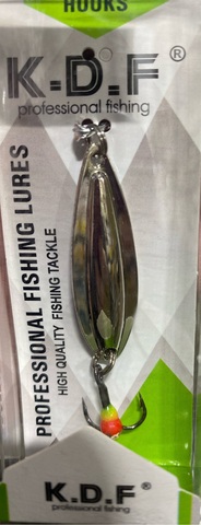 15 Блесна зимняя KDF Bergos 130-8009 4 гр 40 мм цв silver