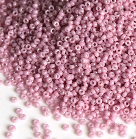 15/0 RR-0599 Бисер круглый Миюки Античная роза глянцевый непрозрачный /Miyuki round 15/0 Opaque Luster Antique Rose